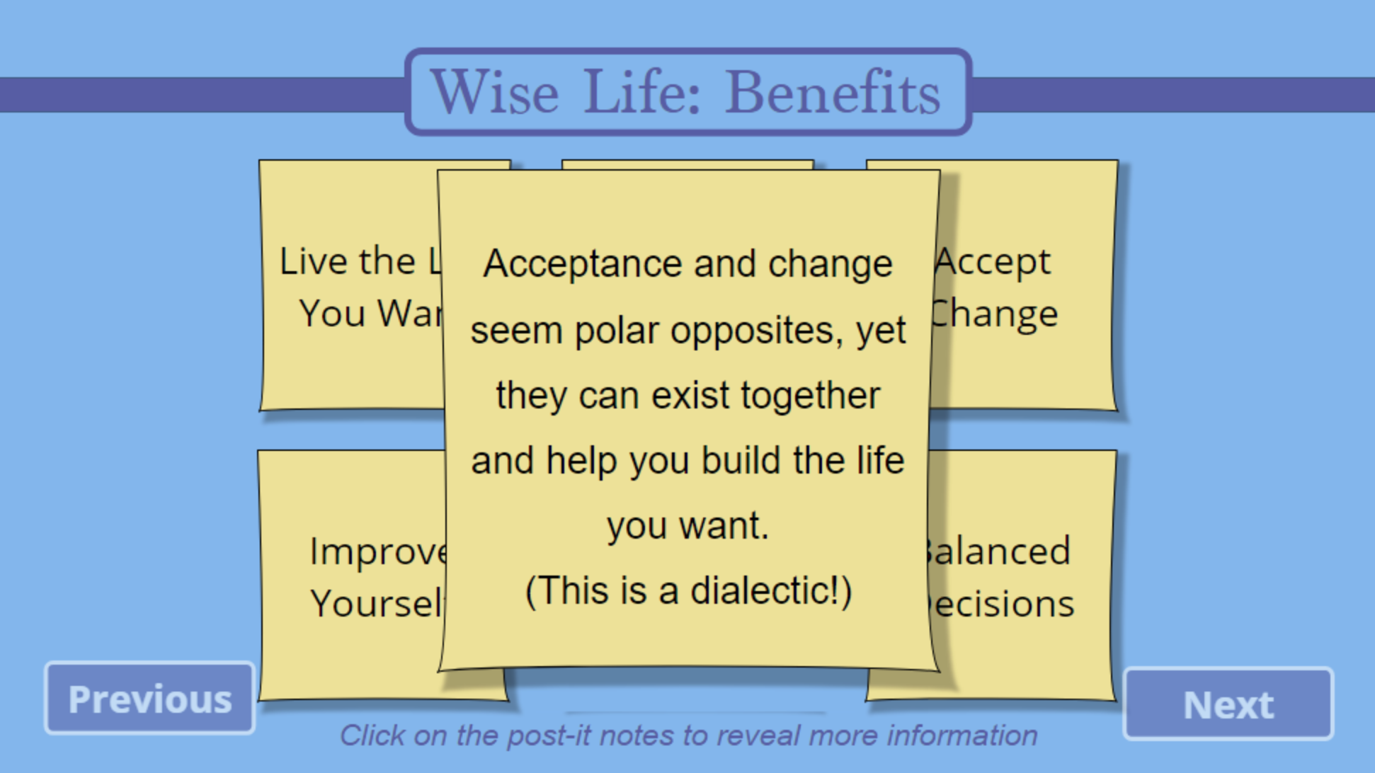 Wise Life: Benefits